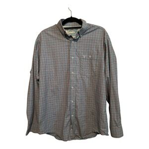 Wrangler 20X Competition Mens Plaid Long Sleeve Button‎ Down Western Shirt